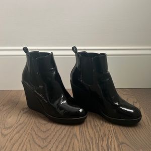 Marc by Marc Jacob’s patent leather wedge booty